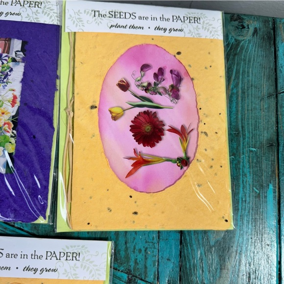Leanin' Tree Misc Greeting Cards Plant Seeds Plantable Card Lot of 5 - Picture 5 of 13